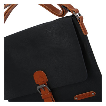 Dámska crossbody kabelka čierna - FLORA&CO Jacuza