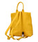 Dámsky kožený batoh žltý - ItalY Ahmedus