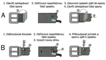 Pánsky kožený opasok čierny - PB Adami 105