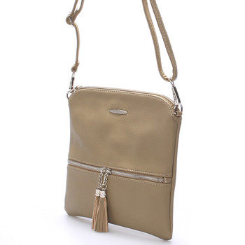 Originálna dámská crossbody kabelka khaki - David Jones Sanna