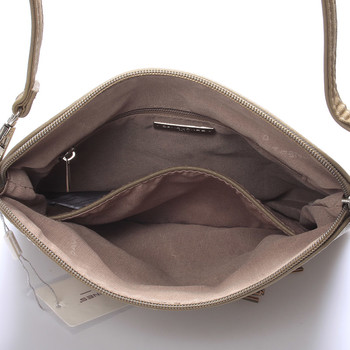 Originálna dámská crossbody kabelka khaki - David Jones Sanna