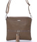 Originálna dámská crossbody kabelka tmavá camel - David Jones Sanna