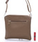 Originálna dámská crossbody kabelka tmavá camel - David Jones Sanna