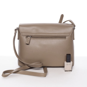 Menšia módna crossbody kabelka khaki - David Jones Azalea