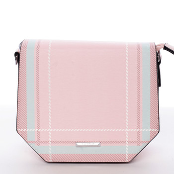 Trendy ružová crossbody kabelka - Silvia Rosa Medea