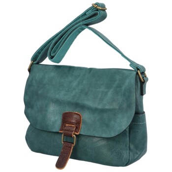 Dámska crossbody kabelka zelenomodrá - Paolo bags Talisia