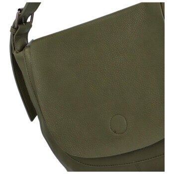 Dámska crossbody kabelka khaki - Paolo bags Sisi