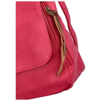 Dámska crossbody kabelka fuchsiová - Paolo bags Valika