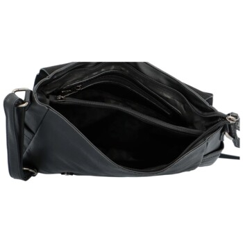 Dámska crossbody kabelka čierna - Paolo bags Santory