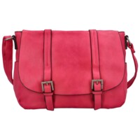 Dámska crossbody kabelka fuchsiová - Paolo bags Santory