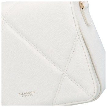 Dámska crossbody kabelka biela - DIANA & CO Bleneded