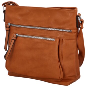 Dámska crossbody kabelka hnedá - Paolo bags Xanthe