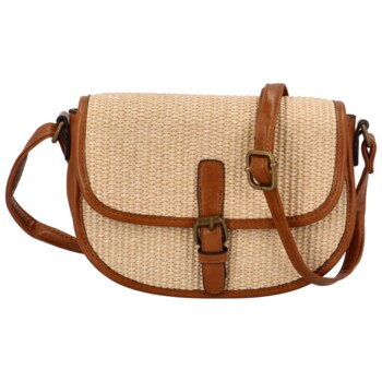 Dámska crossbody kabelka béžová - Firenze Drumy