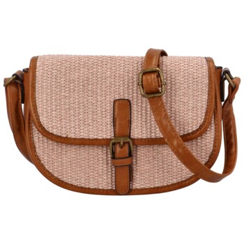 Dámska crossbody kabelka staroružová - Firenze Drumy