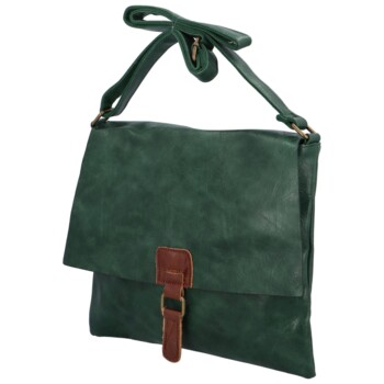 Dámska crossbody kabelka zelená - Paolo Bags Erikoma