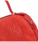 Dámska kožená kabelka do ruky červená - Delami Capeta
