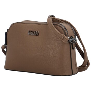 Dámska crossbody kabelka taupe - Coveri Ivena