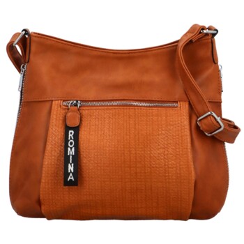 Dámska crossbody kabelka hnedá - Romina & Co Bags Dolma