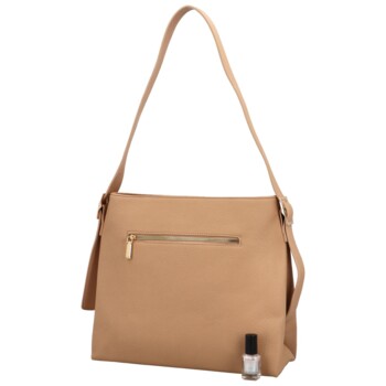 Dámska crossbody kabelka camel - DIANA & CO Cementiah