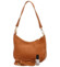 Dámska kožená crossbody camel - Delami Javier