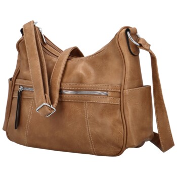 Dámska crossbody kabelka khaki - Firenze Louise