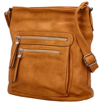 Dámska crossbody kabelka oranžová - Firenze Charix