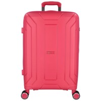 Cestovný plastový kufor ružový - Ormi Maroon M