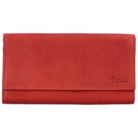 Dámska kožená peňaženka červená - Delami Juse