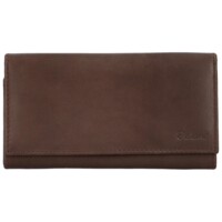 Dámska kožená peňaženka hnedá - Delami Jairro