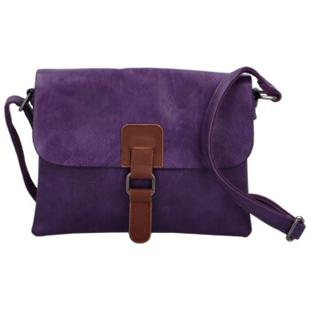 Dámska crossbody kabelka tmavofialová - Firenze Alaiossa