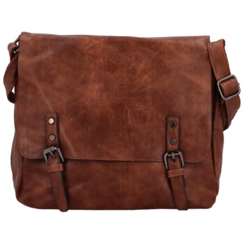 Dámska crossbody kabelka coffee - Firenze Alminia