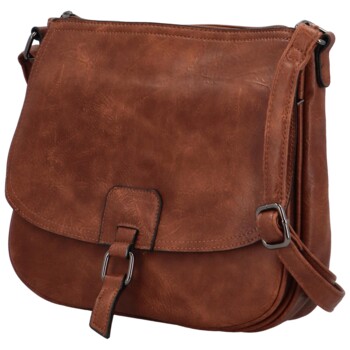 Dámska crossbody kabelka coffee - Firenze Gerssona