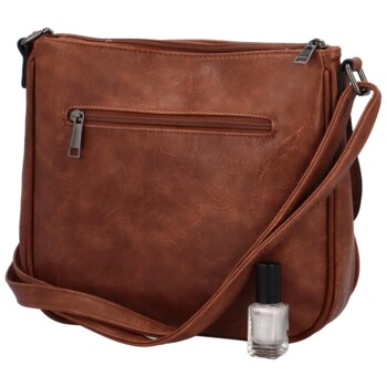 Dámska crossbody kabelka coffee - Firenze Gerssona