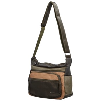 Dámska crossbody kabelka army/zelená - MaxFly Fiorella