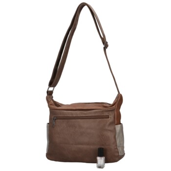 Dámska crossbody kabelka taupe - MaxFly Fiorella