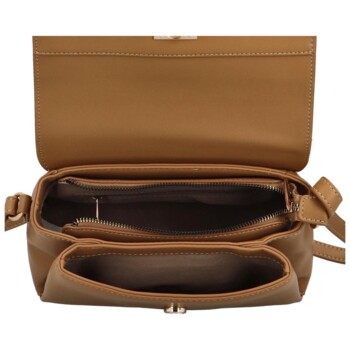 Dámska crossbody kabelka camel - David Jones Ilena