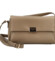 Dámska crossbody kabelka taupe - David Jones Ilena