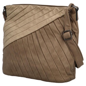 Dámska crossbody kabelka taupe - Coveri Lenhara