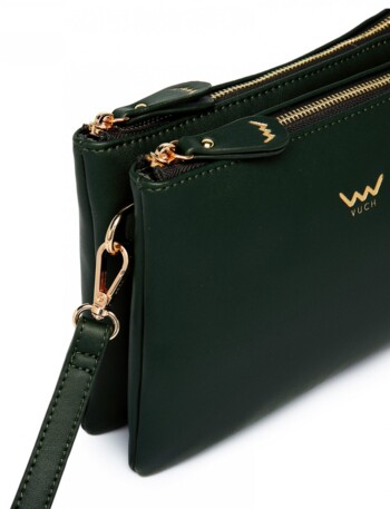 Dámska crossbody kabelka tmavozelená - Vuch Anna Dark Green