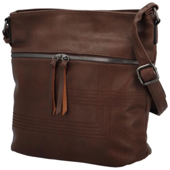 Dámska crossbody kabelka coffee - Firenze Edina