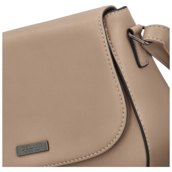 Dámska crossbody kabelka taupe - Delami Little Charm