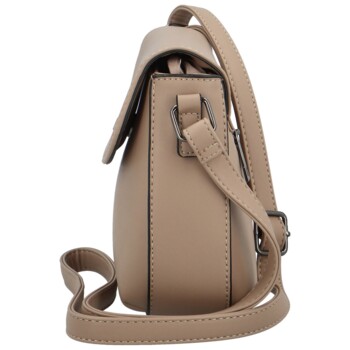 Dámska crossbody kabelka taupe - Delami Little Mia