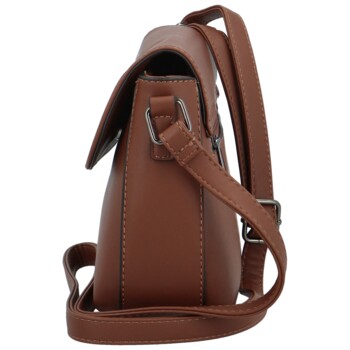 Dámska crossbody kabelka coffee - Delami Little Mia