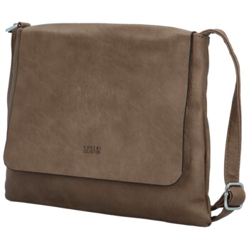 Dámska crossbody kabelka taupe - Coveri Spirrit