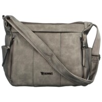 Dámska crossbody kabelka strieborná - Coveri Rajsa