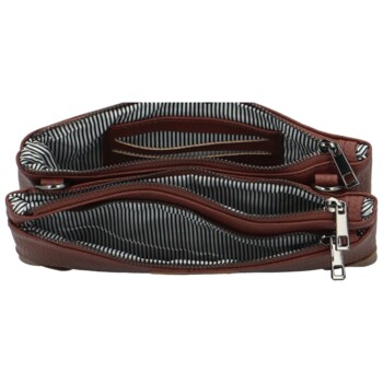 Dámska crossbody kabelka coffee - MaxFly Kandes