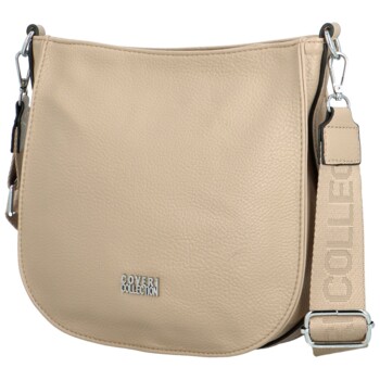 Dámska crossbody kabelka béžová - Coveri Agria