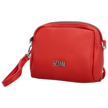 Dámska mini crossbody kabelka červená - Coveri Cary