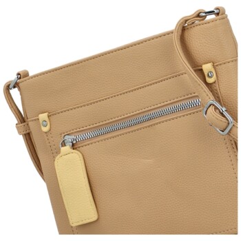 Dámska crossbody kabelka camel - Maria C Edera