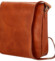 Kožená crossbody taška koňaková - Delami Mason new